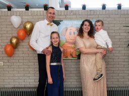 Linda met haar gezin